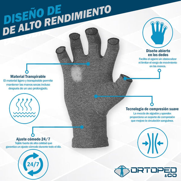 Guantes Alivio Artritis Mujer